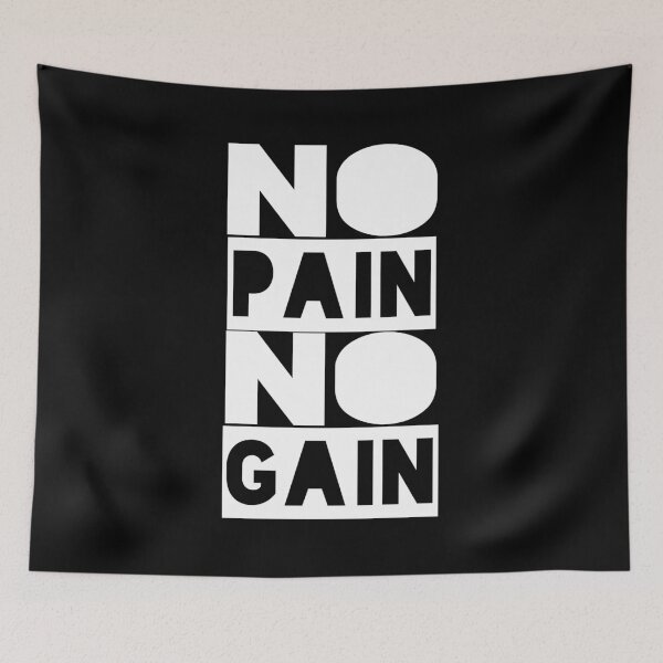 Item preview, No Pain No Gain - Motivational Quote Shirt  designed and sold by caiquefelino15.