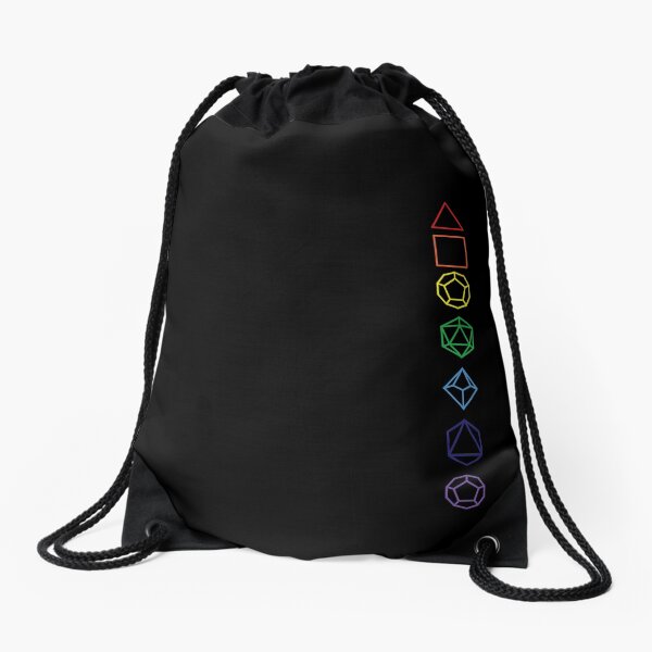 Minimalist Dice Drawstring Bag
