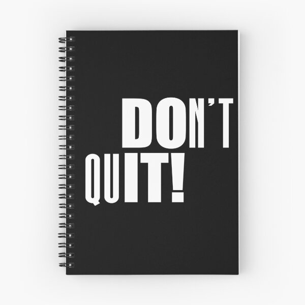 Item preview, Don't Quit! - Motivational Quote Shirt  designed and sold by caiquefelino15.