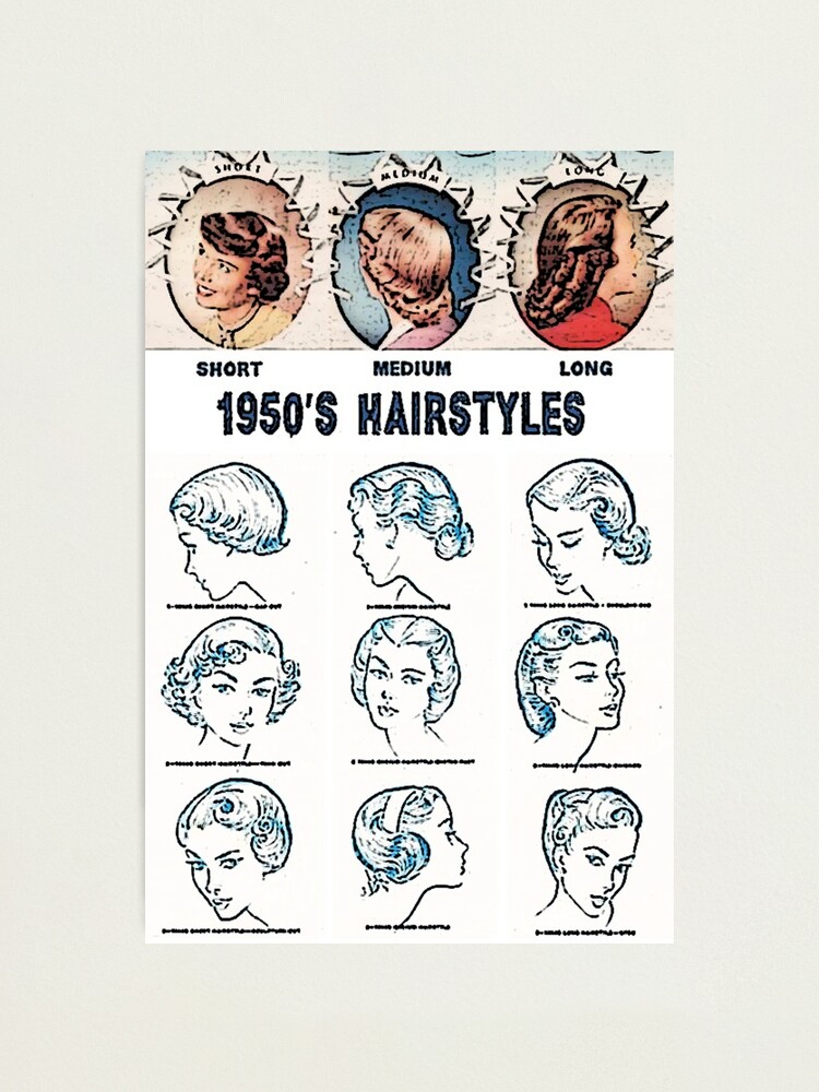50's Hairstyles (Poster)