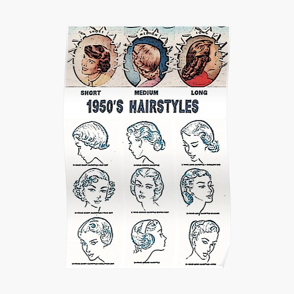 50's Hairstyles (Poster) 50's Hairstyles (Poster)