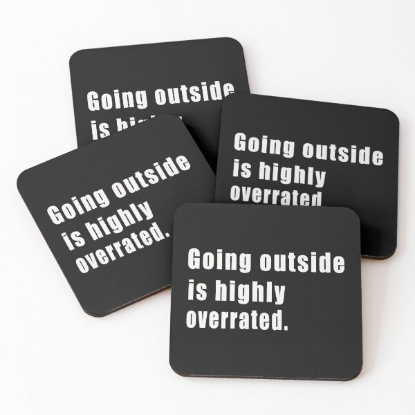 Item preview, Going Outside is Highly Overrated T-Shirt designed and sold by bestdesigns2020.
