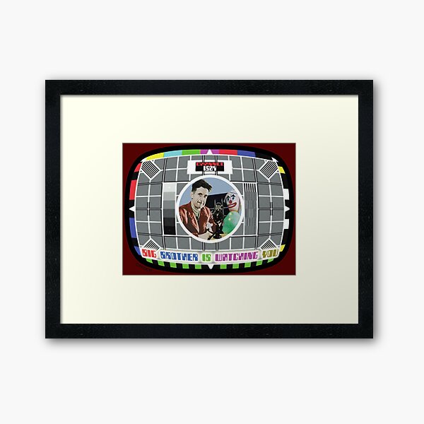 MINITRUE TV Framed Art Print