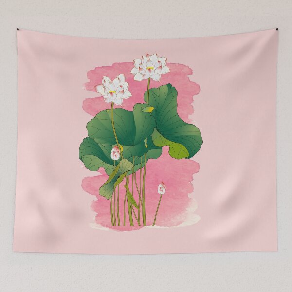 Item preview, Watercolor Pink Lotus designed and sold by Felix Felicis.