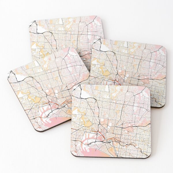 Item preview, Melbourne Australia Street Map Color designed and sold by IvonDesign.