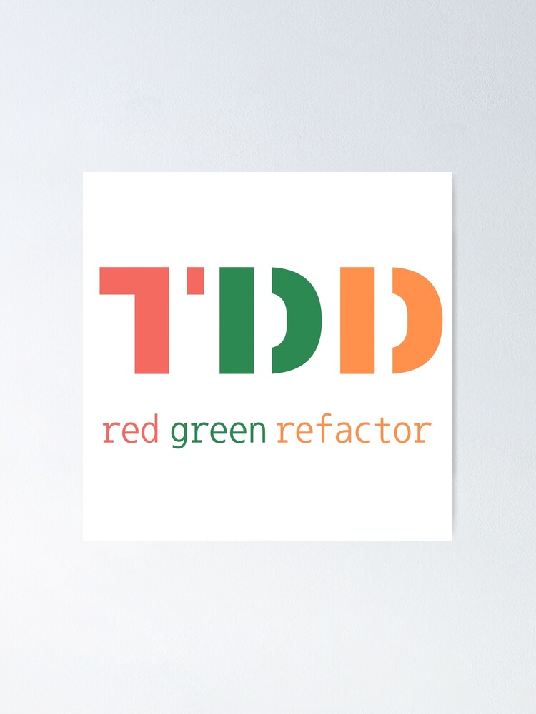 red refactor" Poster for Sale by dev-tats |