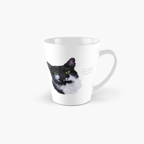I'm Yours, Tuxedo Cat Tall Mug