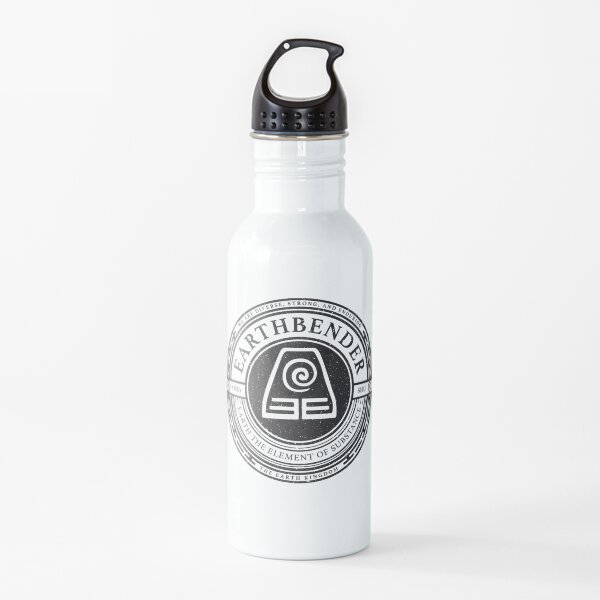 ATLA Earthbender Symbol: Avatar-Inspired Design Water Bottle