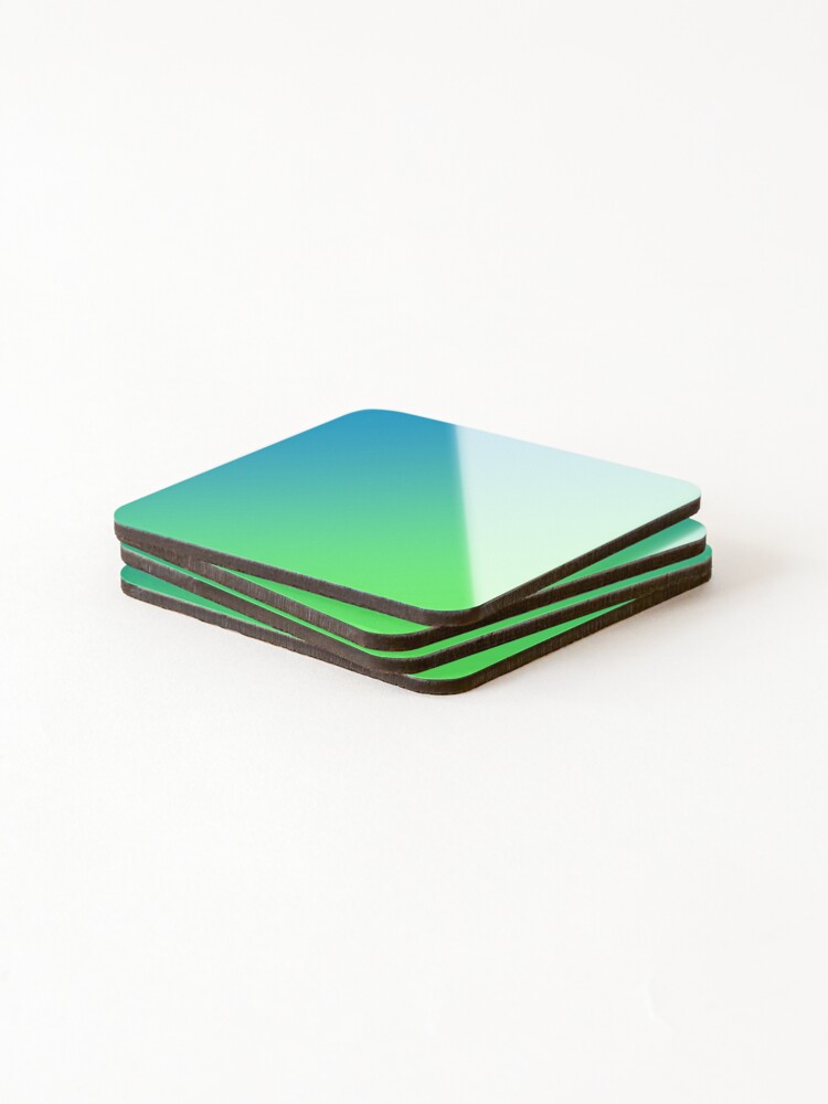Thumbnail 4 of 5, Coasters (Set of 4), vibrant gradient designed and sold by powerpointer.