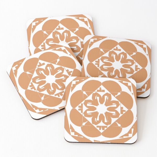 Item preview, Abstract light brown flower designed and sold by Abstractlara.