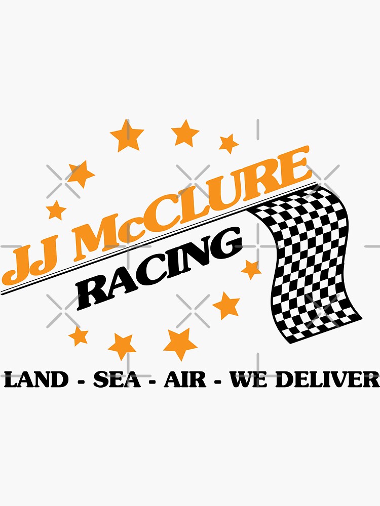 "JJ McClure Racing" Sticker for Sale by McPod Redbubble