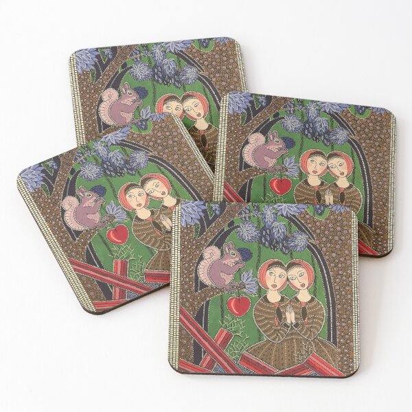 Item preview, The Squirrel Temptress. Acrylic On Canvas. designed and sold by Joanna Swan.