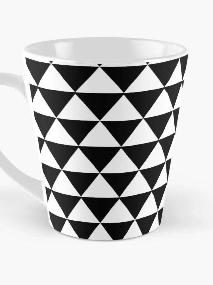 Thumbnail 3 of 4, Coffee Mug, Triangle texture designed and sold by powerpointer.