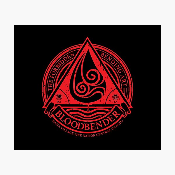 ATLA Bloodbender Symbol: Avatar The Last Airbender-Inspired Design Photographic Print