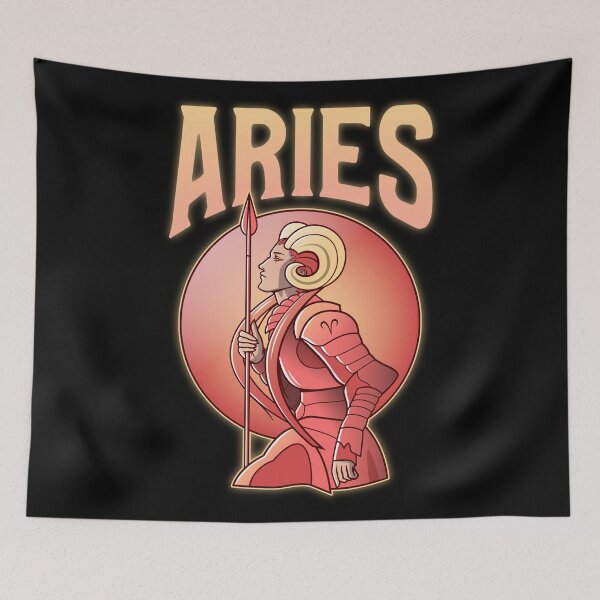 Item preview, Aries Horoscope Sign Design designed and sold by Paula Helit.