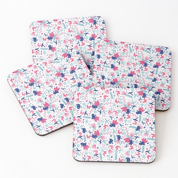 Item preview, Happy shapes pattern designed and sold by ThreeDotsDesign.