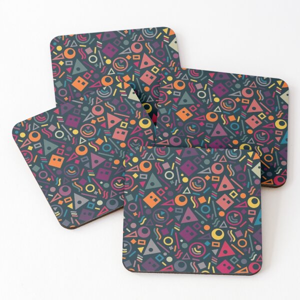 Item preview, Abstarct Shapes+Squiggles Pattern designed and sold by fudgecream.