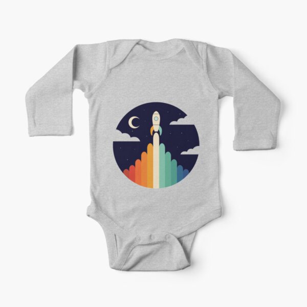 Up Long Sleeve Baby One-Piece