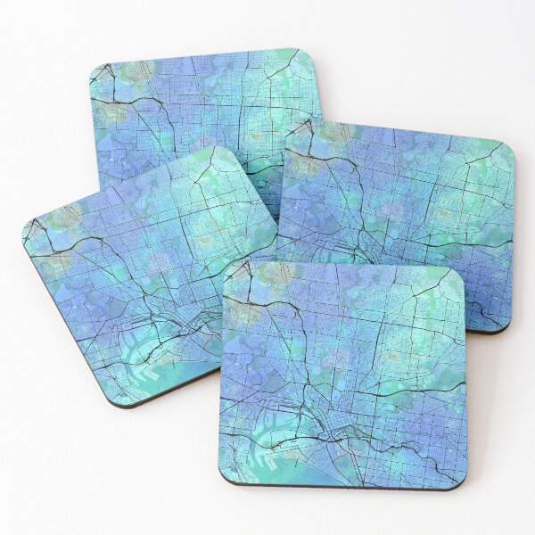 Item preview, Melbourne Australia Street Map Blue designed and sold by IvonDesign.