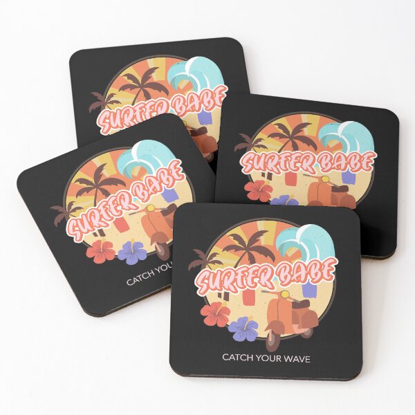 Item preview, Retro Bubble, Surfer Babe, 70's designed and sold by BeebopGraphics.