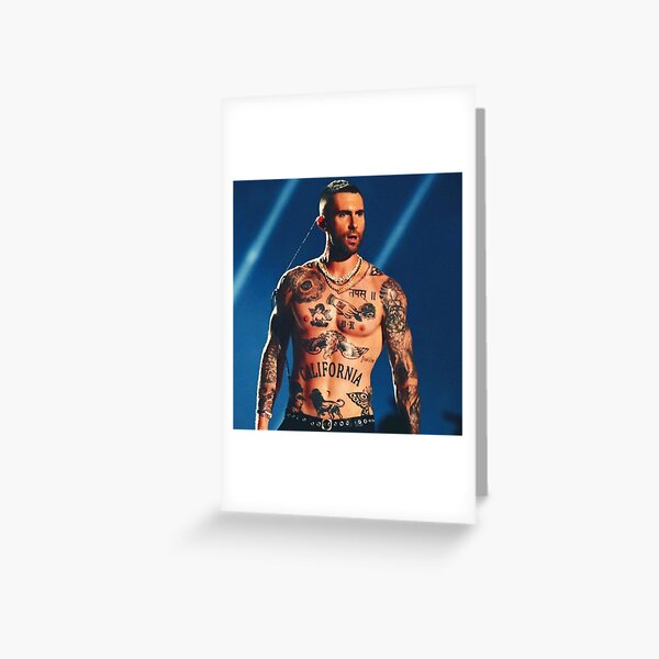 adam levine birthday card