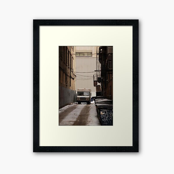 The Alley Framed Art Print