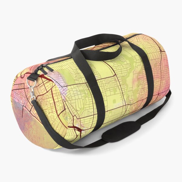 Item preview, Melbourne Australia Street Map Yellow Pink designed and sold by IvonDesign.