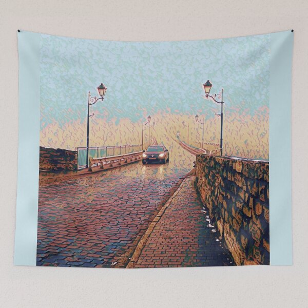 Item preview, Misty bridge leading to nowhere designed and sold by helenkaiy.