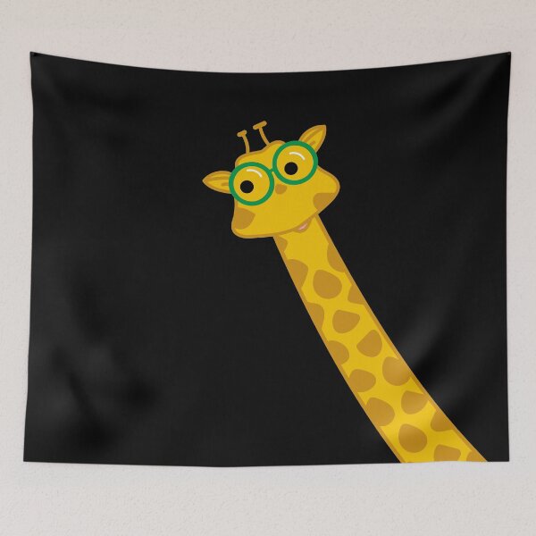 Artikelvorschau, Lustige Giraffe mit Brille entworfen und verkauft von spontania.
