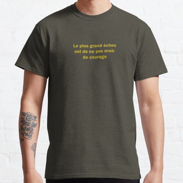 T Shirt Citation Militaire Sur L Abandon Par Objectifarmee Redbubble