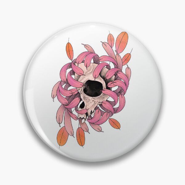 Item preview, Chrysanthemum Skull Pink designed and sold by Jon MDC.