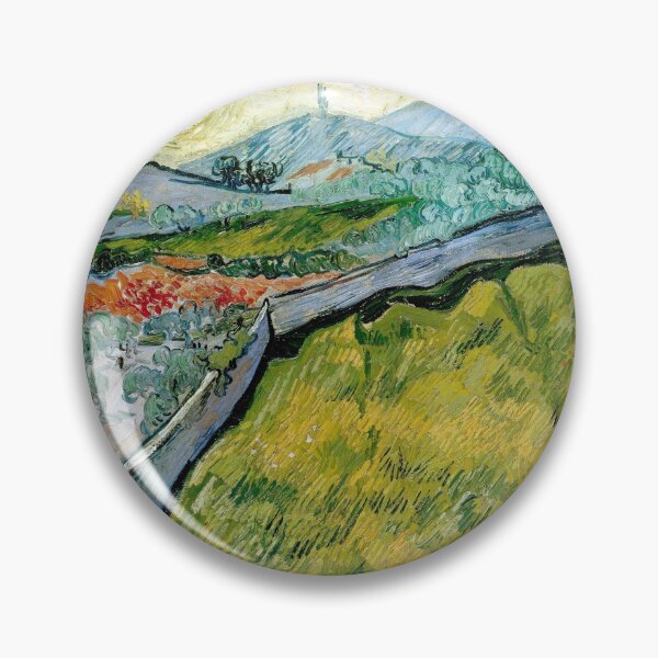 Artikelvorschau, Vincent van Gogh - Eingeschlossenes Weizenfeld mit aufgehender Sonne 1889 entworfen und verkauft von Impressionist Masters.