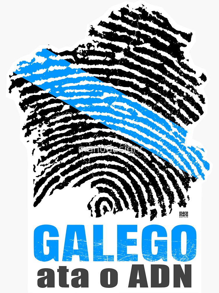 Pegatina Galicia. Galiza pegatinas de manudesignr