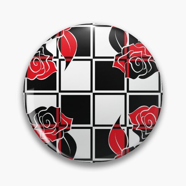 Item preview, Tile Checkerboard Floral Print designed and sold by forfun-art.