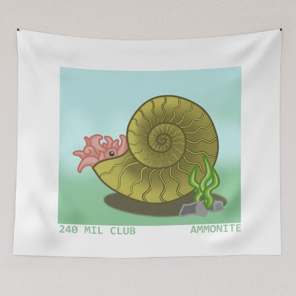 Item preview, Ammonite Fossil Art designed and sold by Celsii.