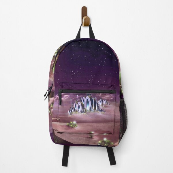 Item preview, Futuristic City in a Rocky Canyon designed and sold by Lena Morf.