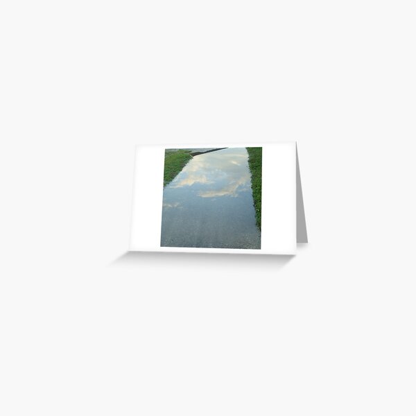 Clouds in The Sidewalk Greeting Card