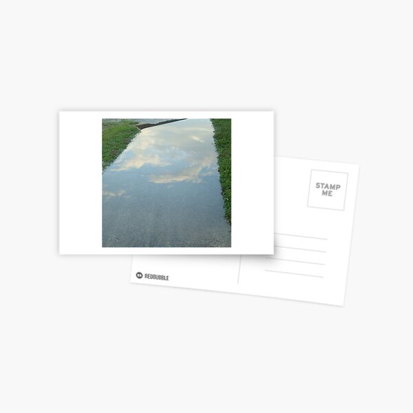 Clouds in The Sidewalk Postcard