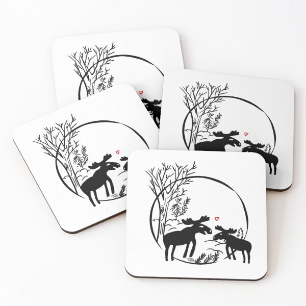 Item preview, Sweden: Moose in love designed and sold by Aurealis Creatief.