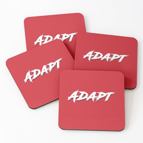 Item preview, "ADAPT" Motivational and Inspirational Quote in Grunge Typography Style designed and sold by Arko  Ranger.