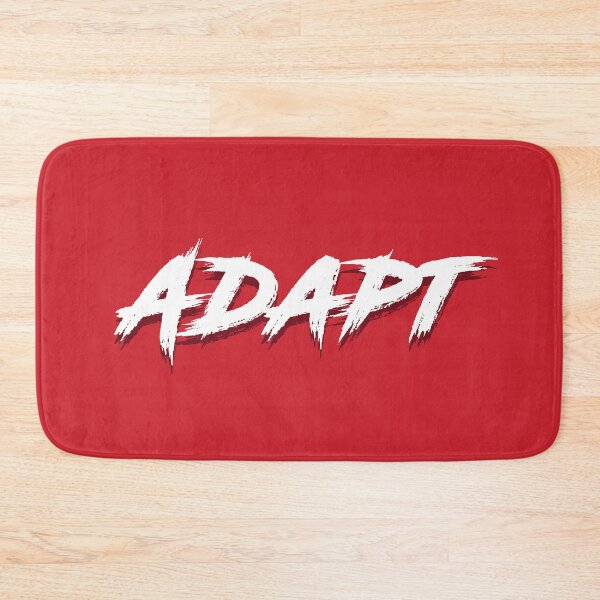 Item preview, "ADAPT" Motivational and Inspirational Quote in Grunge Typography Style designed and sold by Arko  Ranger.