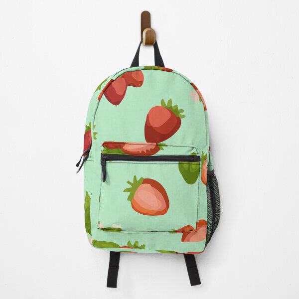 Seamless orange rainbow illustration Backpack