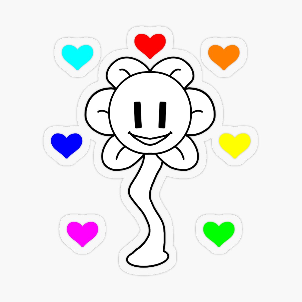 Flowey Sticker by Poulpimoune