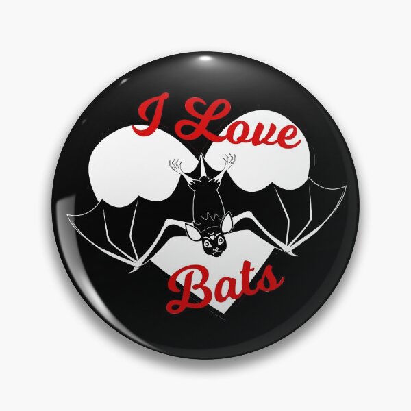 Item preview, I Love Bats - Black and Red Version designed and sold by GlitterandDecay.