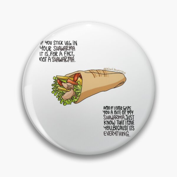 Item preview, shawarma meme designed and sold by KiwiBurrito.