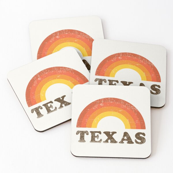 Item preview, Vintage Texas Vacation Souvenir Retro Rainbow designed and sold by Delightfully Cynical.