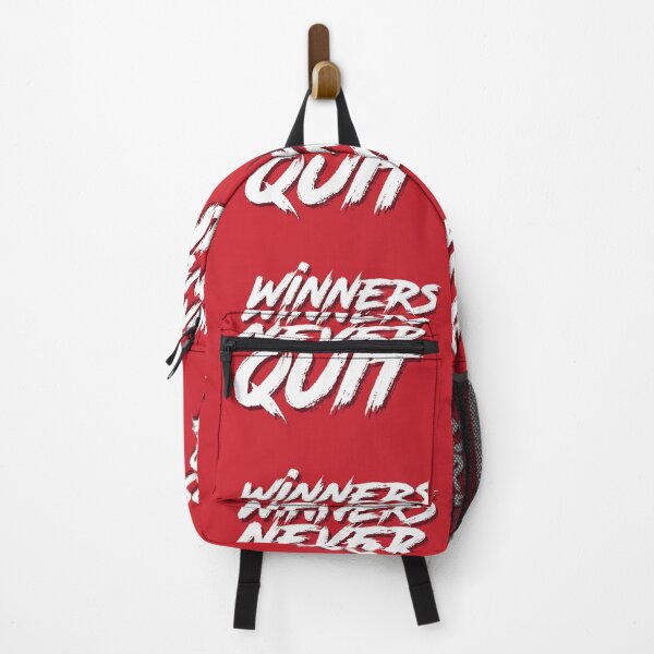 Item preview, "WINNERS NEVER QUIT" Motivational and Inspirational Quote in Grunge Typography Style designed and sold by Arko Ranger.