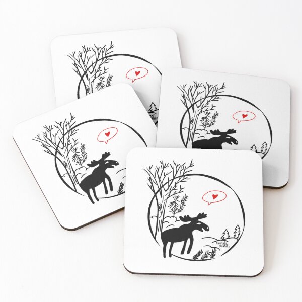 Item preview, Scandinavia: Moose in forest designed and sold by Aurealis Creatief.
