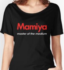 Mamiya Photography Logo Women's Relaxed Fit T-Shirt