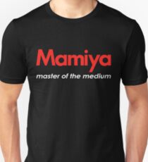 Mamiya Photography Logo Slim Fit T-Shirt